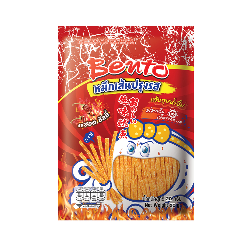 Bento Seafood Snack Blue 20g x 36pcs - Asia Mart Export Co., Ltd.